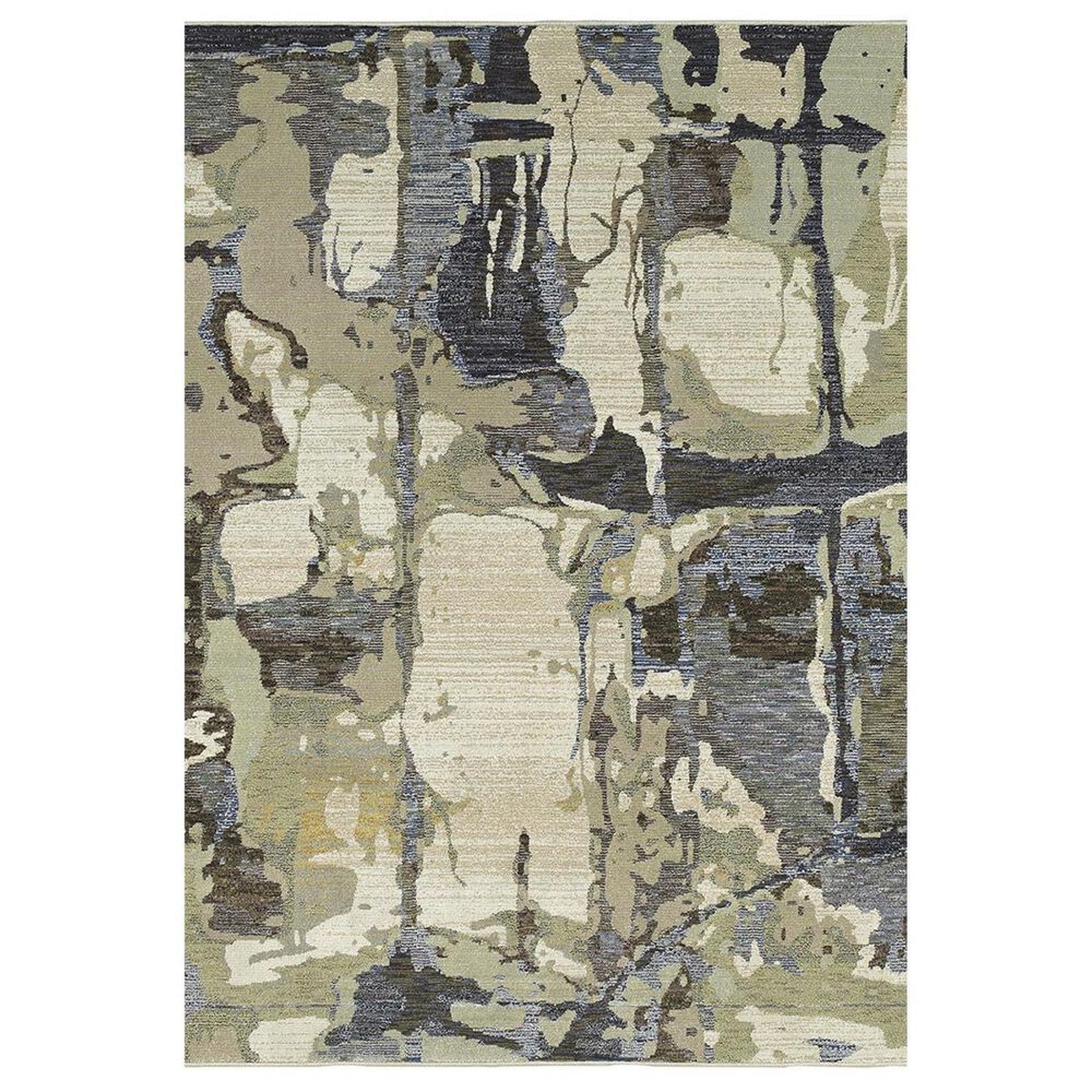 Oriental Weavers Evolution 8027A 8"6" x 11"7" Blue Area Rug, , large