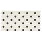 Dal-Tile Keystones Arctic White and Black 1" x 1" on 12" x 22.625" Porcelain Mosaic Sheet, , large
