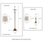 Timberlake Mid-Century Modern 3-Piece Floor and Table Lamp Set in Bronze, , large