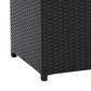 CorLiving Parksville Patio Cooler Table in Black, , large