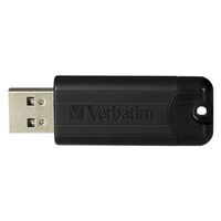 Verbatim 32BG Pinstripe USB 3.0 Flash Drive in Black