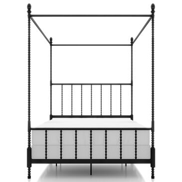 Furniture of America Elliot Queen Canopy Bed in Black, , large