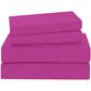 Trade Linker 3-Piece Twin/Twin XL Microfiber Sheet Set in Hot Purple, , large
