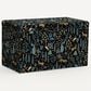 Rifle Paper Co Crafted by Cloth & Company Willie Storage Bench in Menagerie Black, , large