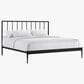 Hawthorne Furniture Modern King Metal Panel Bed in Matte, , large