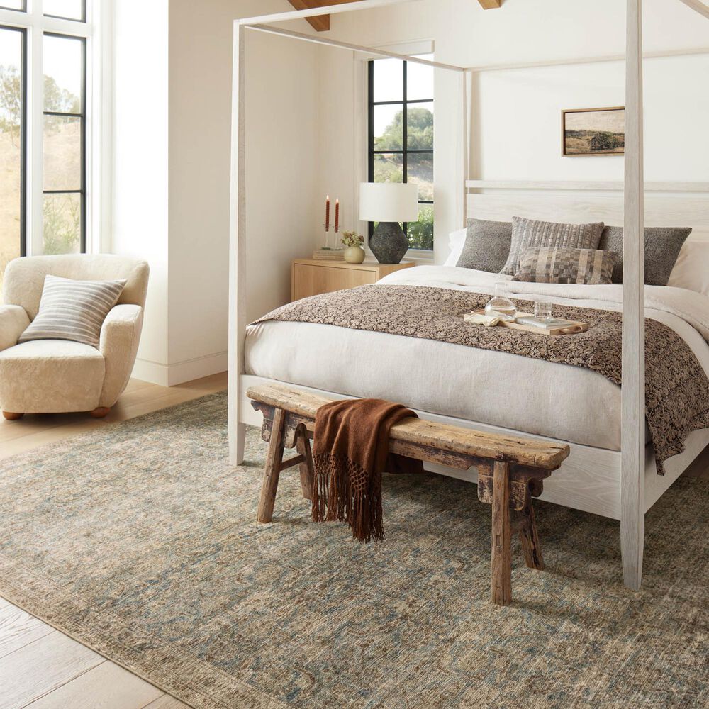 Amber Lewis x Loloi Morgan 8&#39;3&quot; x 11&#39;3&quot; Sea and Sage Area Rug, , large