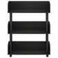 HOMLUX Turn-N-Tube 3-Tier Open Display Storage Bookshelf in Espresso, , large