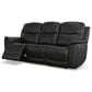 Flexsteel Crew 3-Piece Power Reclining Living Room Set in Raven Black, , large