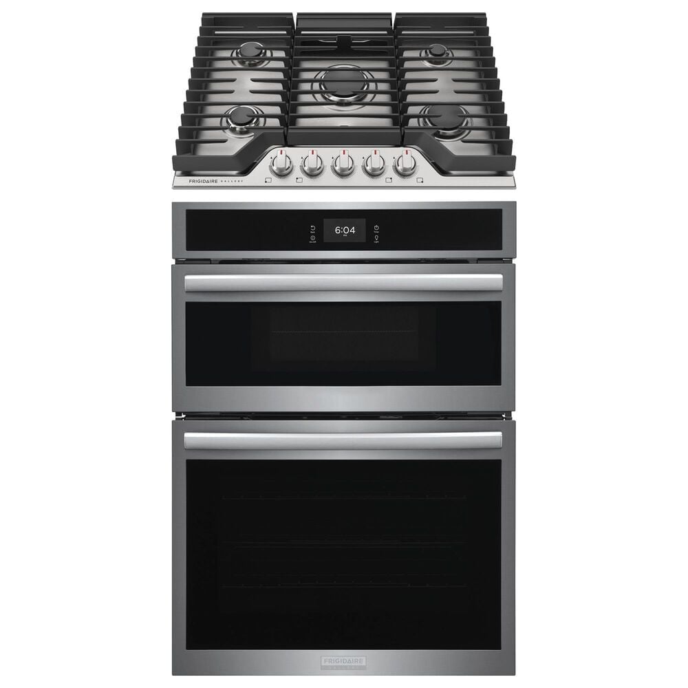 Frigidaire Gallery Gallery 2-Piece Kitchen Package with 30" Gas Cooktop and 30" Combination Wall Oven in Stainless Steel, , large