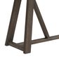Hawthorne Furniture Hearst Sofa Table and Stools Set in Reclaimed Chevron, , large
