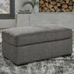 Ashley Gardiner Ottoman in Pewter, , large