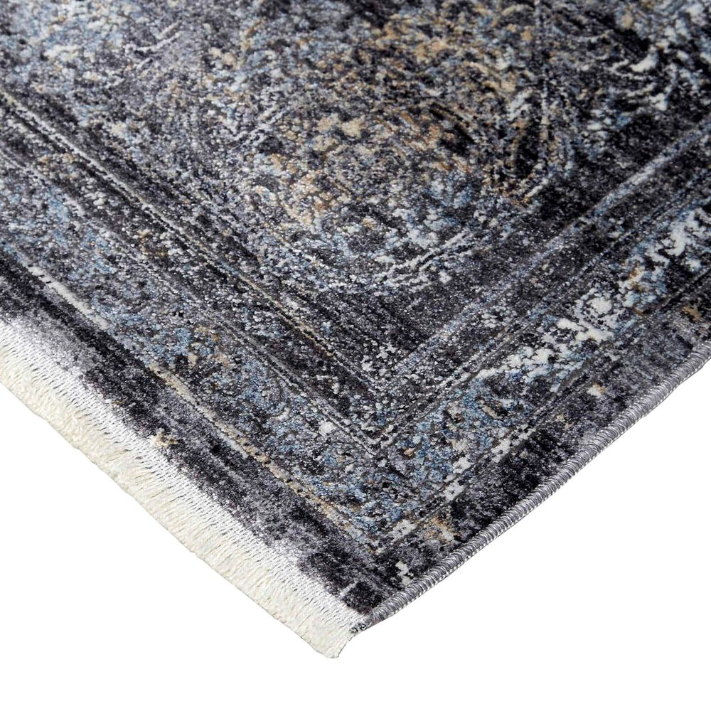 Feizy Sarrant 5&#39; x 7&#39;2&quot; Charcoal Area Rug, , large