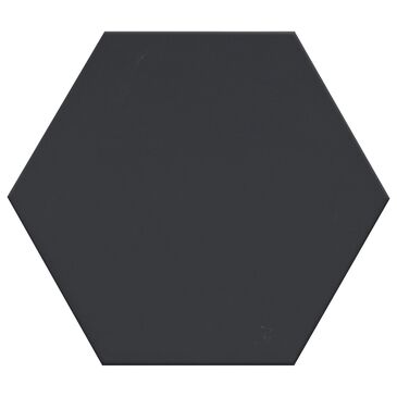 Emser Rhythm Black Hexagon 11" x 13" Pattern Porcelain Tile, , large
