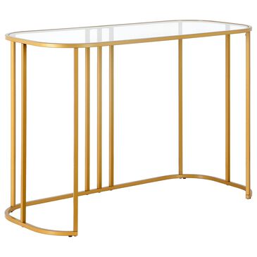 Hudson and Canal Beatrice Desk in Brass, , large