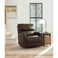 Ashley Emberla Swivel Glider Recliner in Coffee, , large
