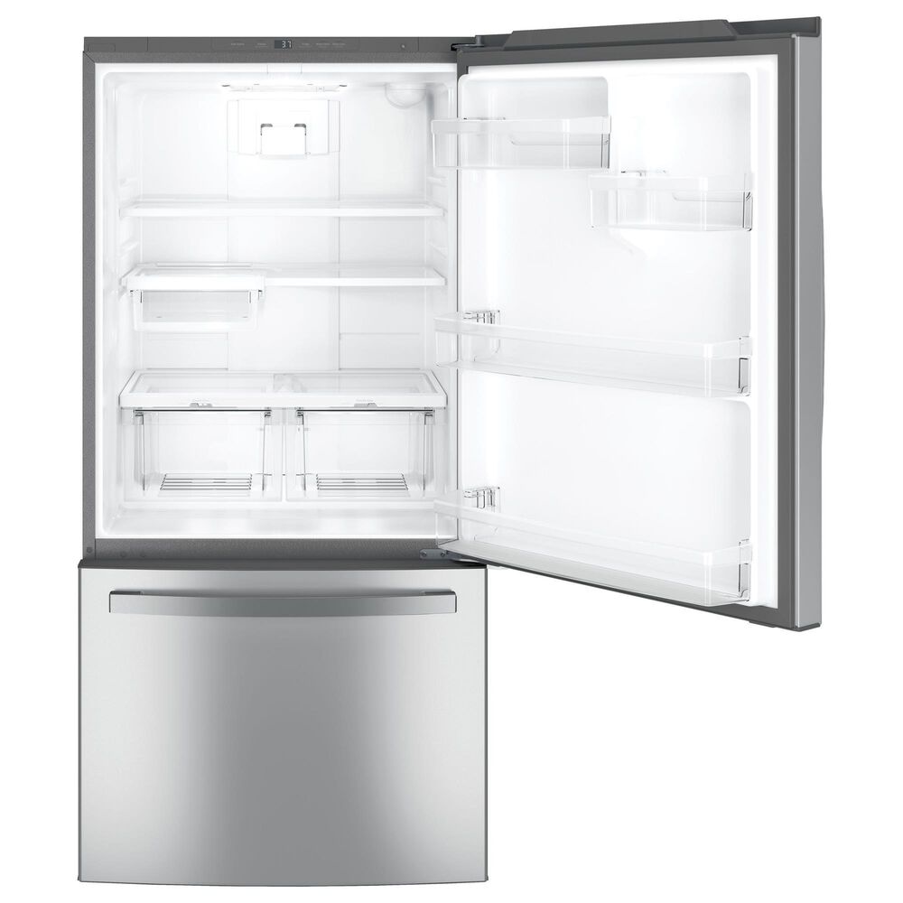 GE Appliances 24.8 Cu. Ft. Bottom-Freezer Drawer Refrigerator with Icemaker in Fingerprint Resistant Stainless Steel, , large