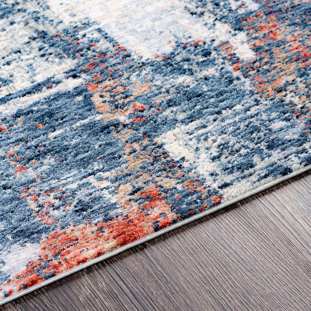 Surya Infinity 12' x 15' Dark Blue, Rust, Camel, Gray, Beige and Cream Area Rug NFM