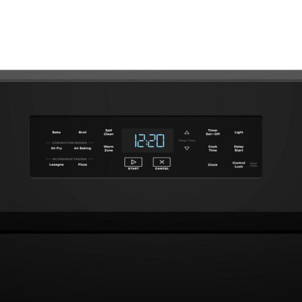 Whirlpool 5 Cu. Ft. Gas Range with Air Cooking Technology in Black, , large