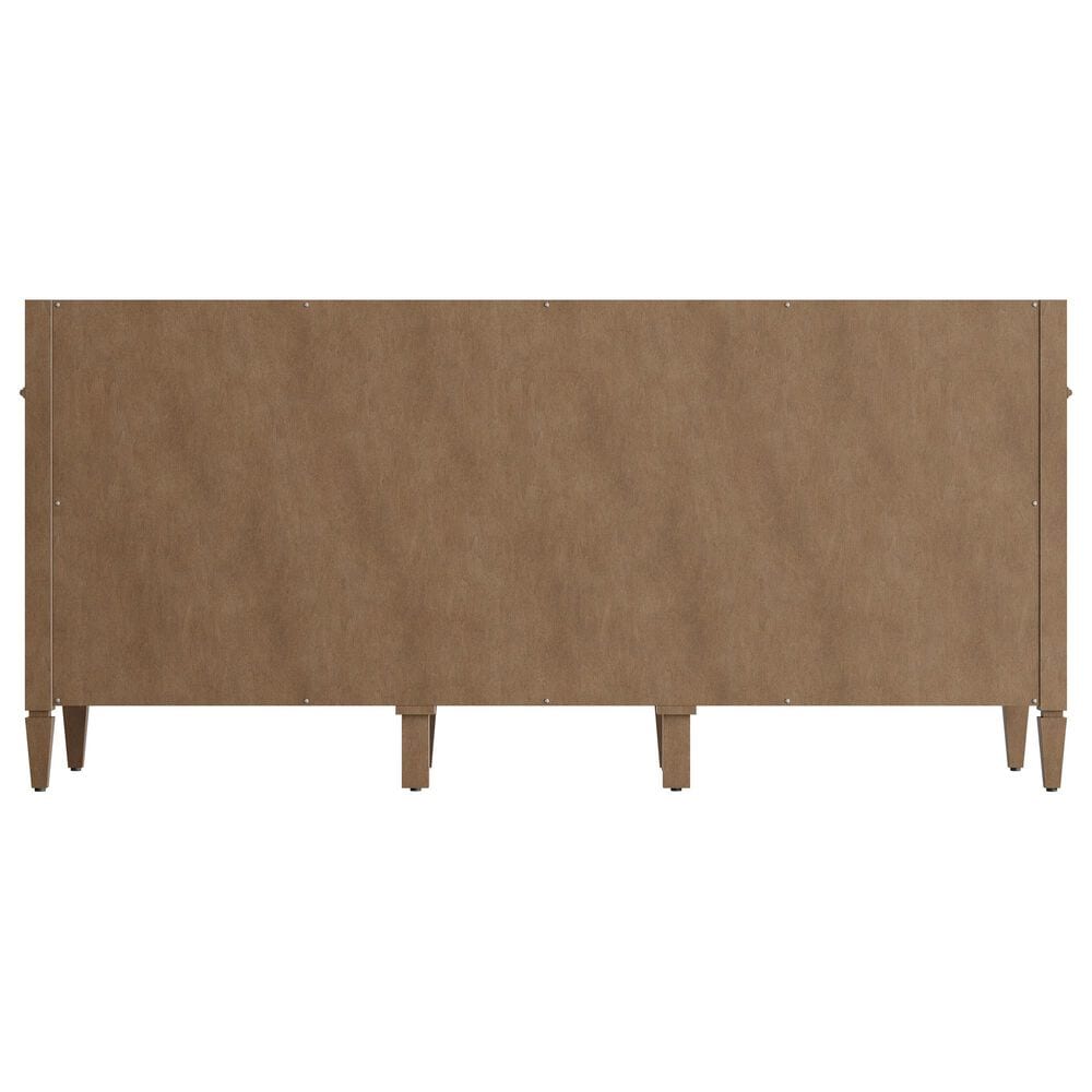 James Martin Brittany 72" Double Bathroom Vanity in Pecan with 3 cm Carrara Marble Top and Rectangular Sinks, , large
