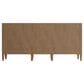 James Martin Brittany 72" Double Bathroom Vanity in Pecan with 3 cm Carrara Marble Top and Rectangular Sinks, , large