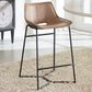 Home Trends & Design Essex Stanley Counter Stool in Top Grain Leather, , large