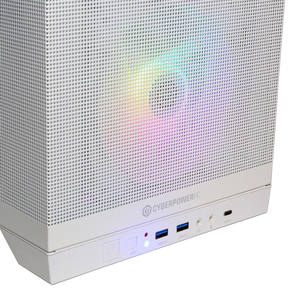 CyberPowerPC Gamer Supreme Gaming Desktop | AMD Ryzen 7 9800X3D - 32GB RAM - NVIDIA GeForce RTX 5060 Ti Graphics - 2TB SSD in White, , large