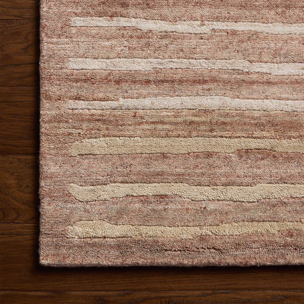 Loloi Nara Rose and Natural 7'9" x 9'9" Area Rug, , large
