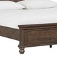 Riva Ridge Oxford King Panel Bed in Cocoa with USB Ports, , large