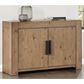 Steve Silver Aubrey 2-Door Server in Brown, , large