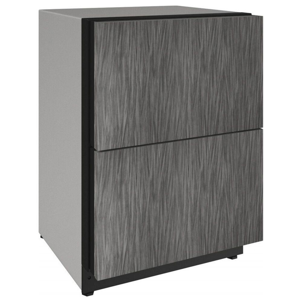 U-Line 4.9 Cu. Ft. 24" Integrated Solid Drawer Refrigerator, , large