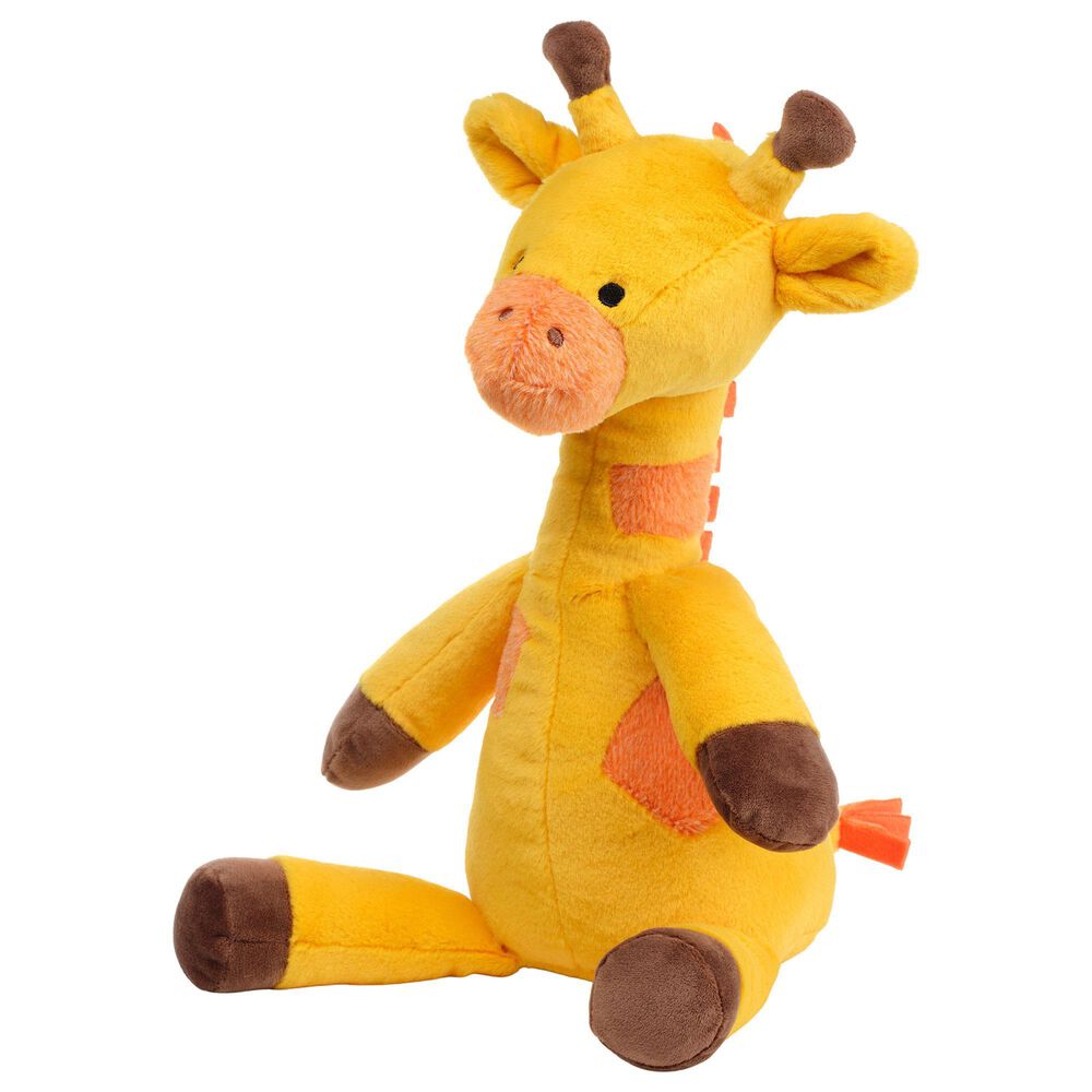 Lambs & Ivy Lollipop Jungle Butterscotch Giraffe Stuffed Plush Toy in Gold, Dusty Orange and Brown, , large