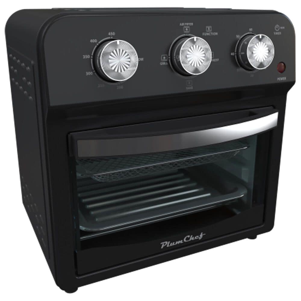 HOMLUX 12.5 Qt 7-In-1 Air Fryer Toaster Oven in Black, , large