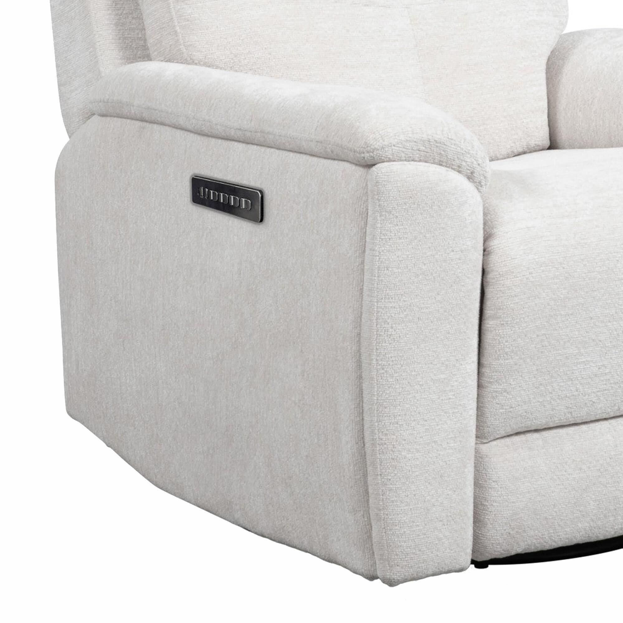 Flexsteel Refined Power Swivel Gliding Recliner with Power