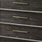 Crown Mark Ethel 5-Drawer Chest in Brown, , large