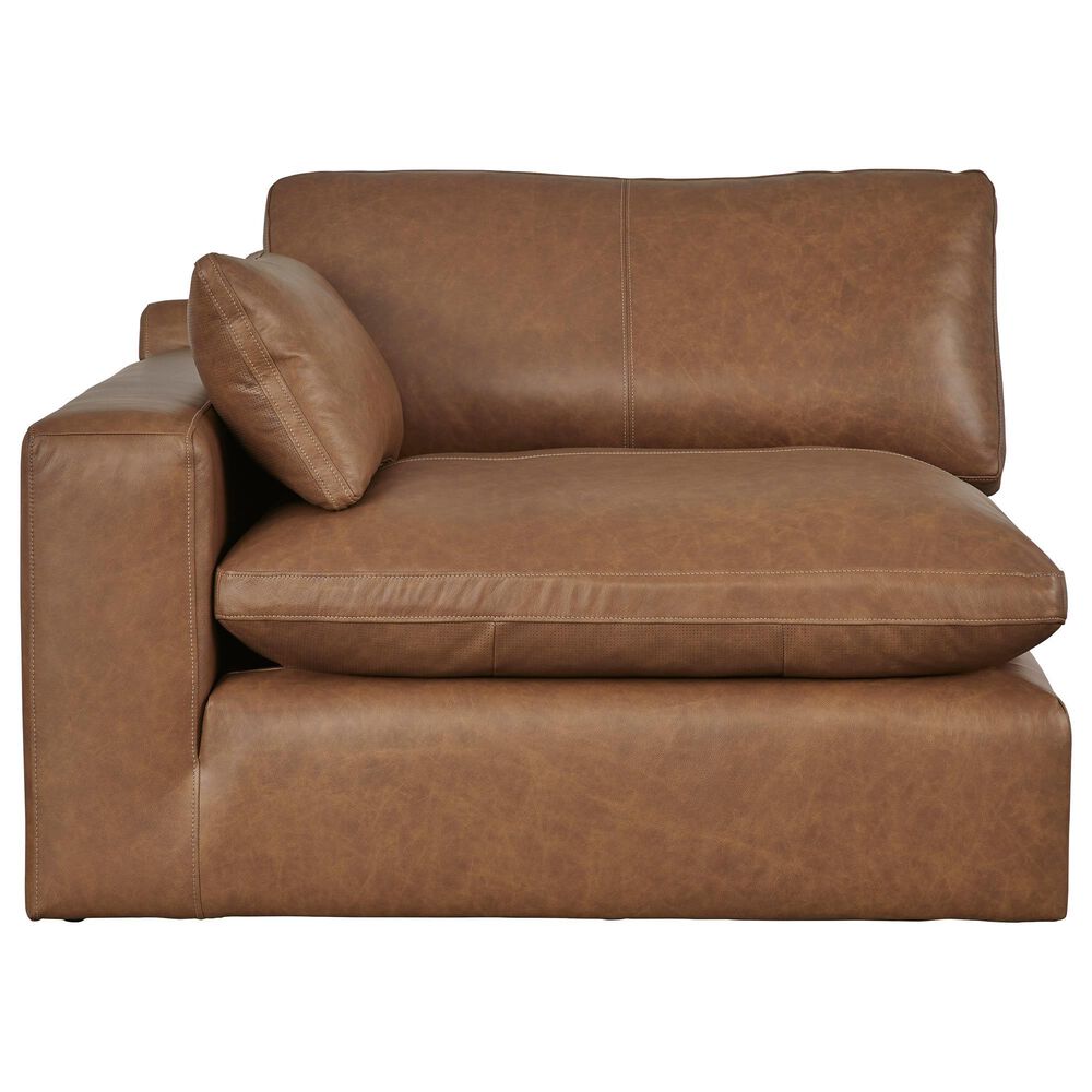 Ashley Emilia 4-Piece Stationary Reversible Sectional in Caramel, , large