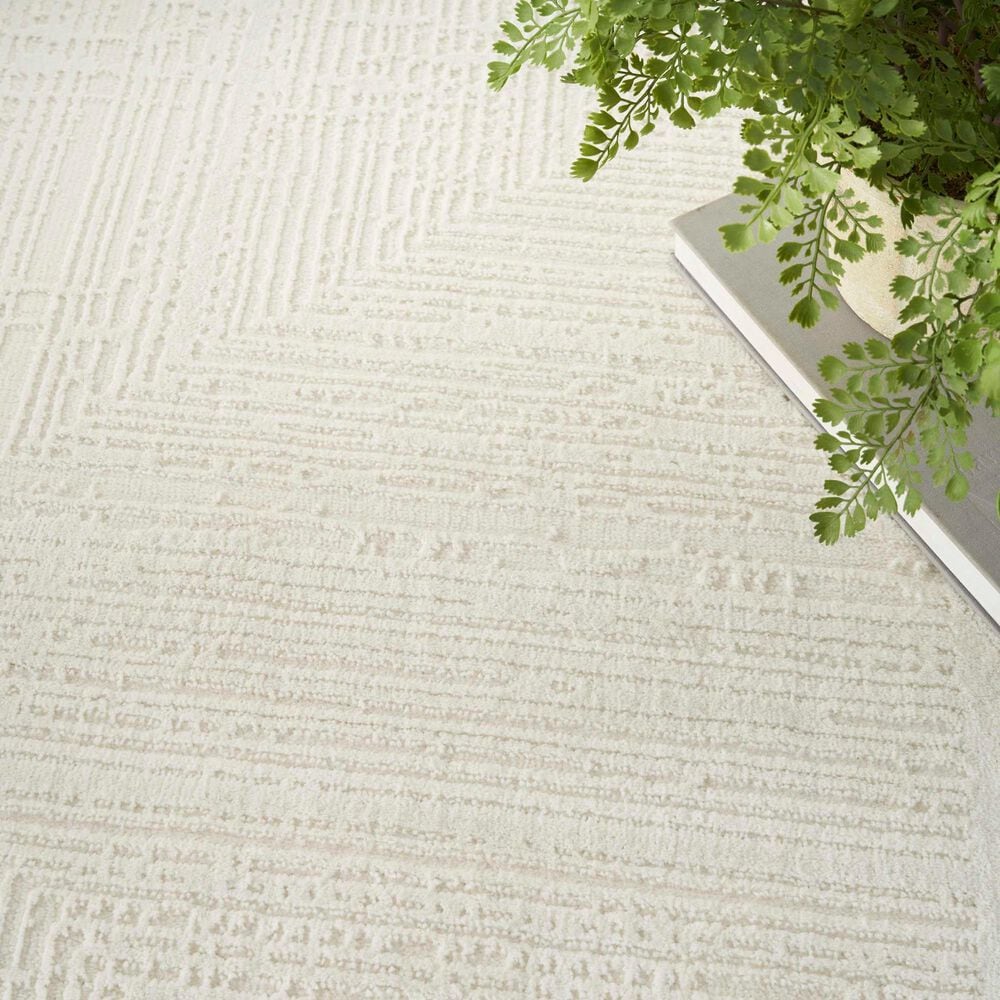 Nourison Sustainable Trends 6&#39; x 9&#39; Ivory Area Rug, , large