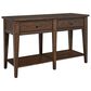 Belle Furnishings Lake House Sofa Table in Rustic Brown, , large