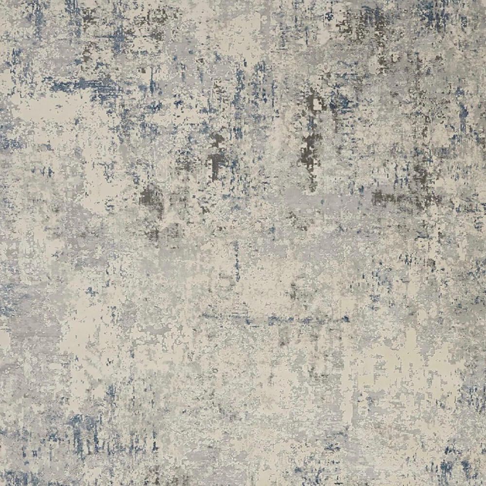 Nourison Rustic Textures 7&#39;10&quot; x 10&#39;6&quot; Ivory and Grey-Blue Area Rug, , large