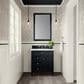 James Martin Vanities Brittany 30" Single Bathroom Vanity in Black Onyx with 3 cm Lime Delight Quartz Top and Rectangular Sink, , large