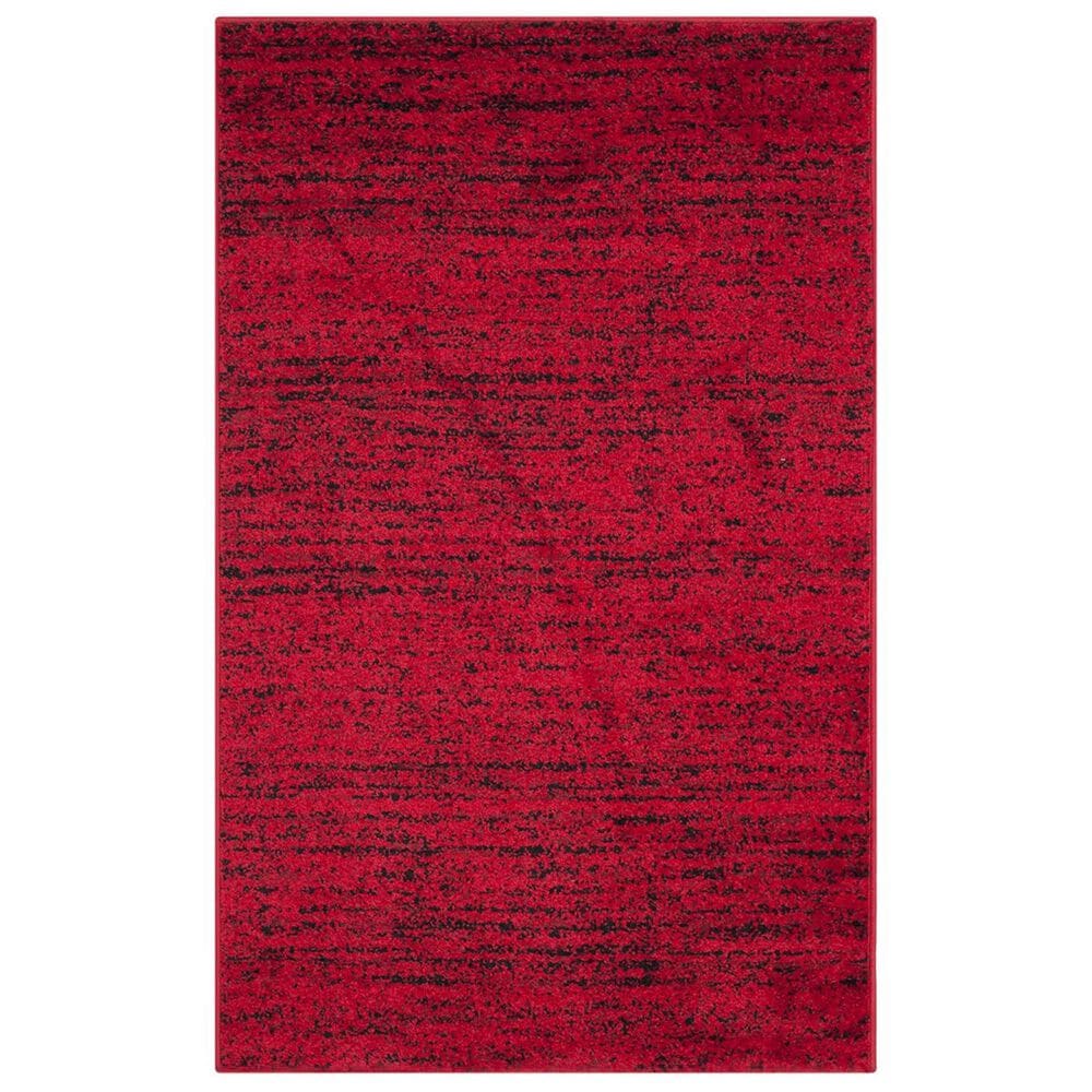 Safavieh Adirondack ADR117F-3 3" x 5" Red/Black Area Rug, , large