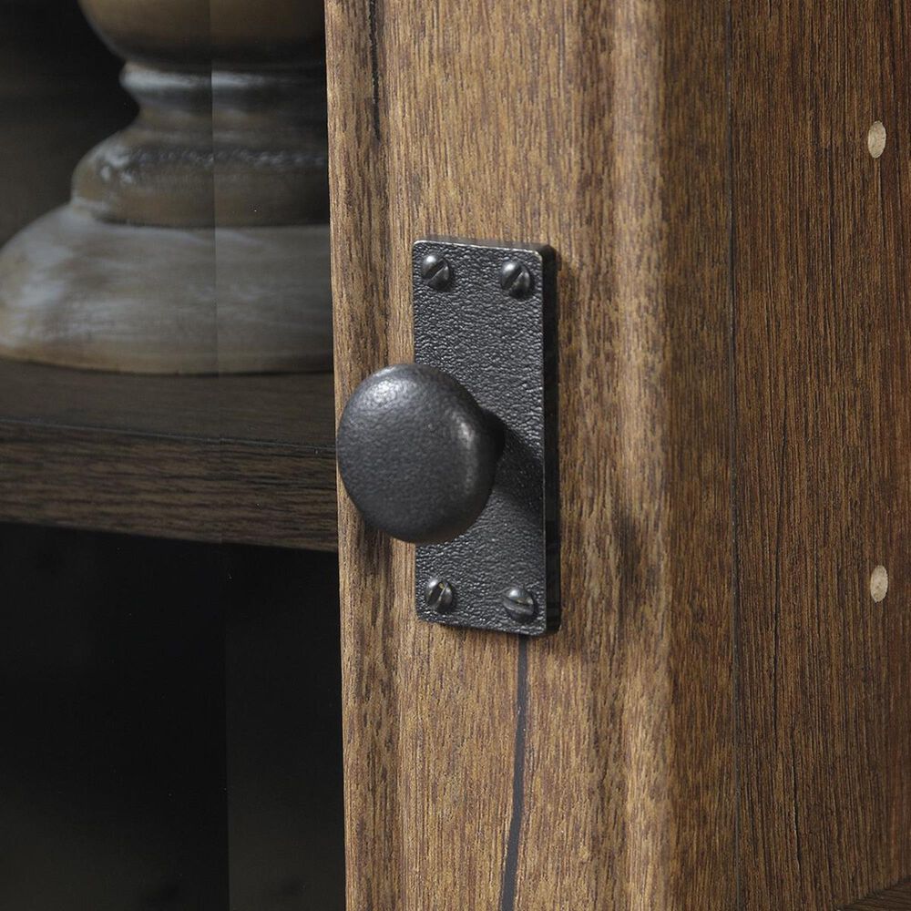 Sauder Palladia 59.5" Entertainment Credenza in Vintage Oak NFM