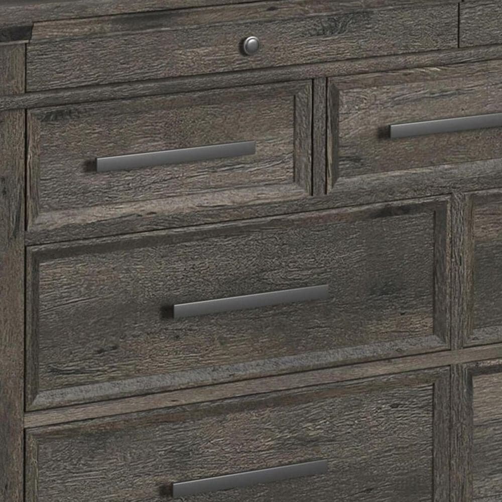 Mayberry Hill Park Ridge 4-Piece Queen Bedroom Set in Charcoal, , large
