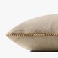 Loloi 22" Square Throw Pillow in Mustard and Beige, , large