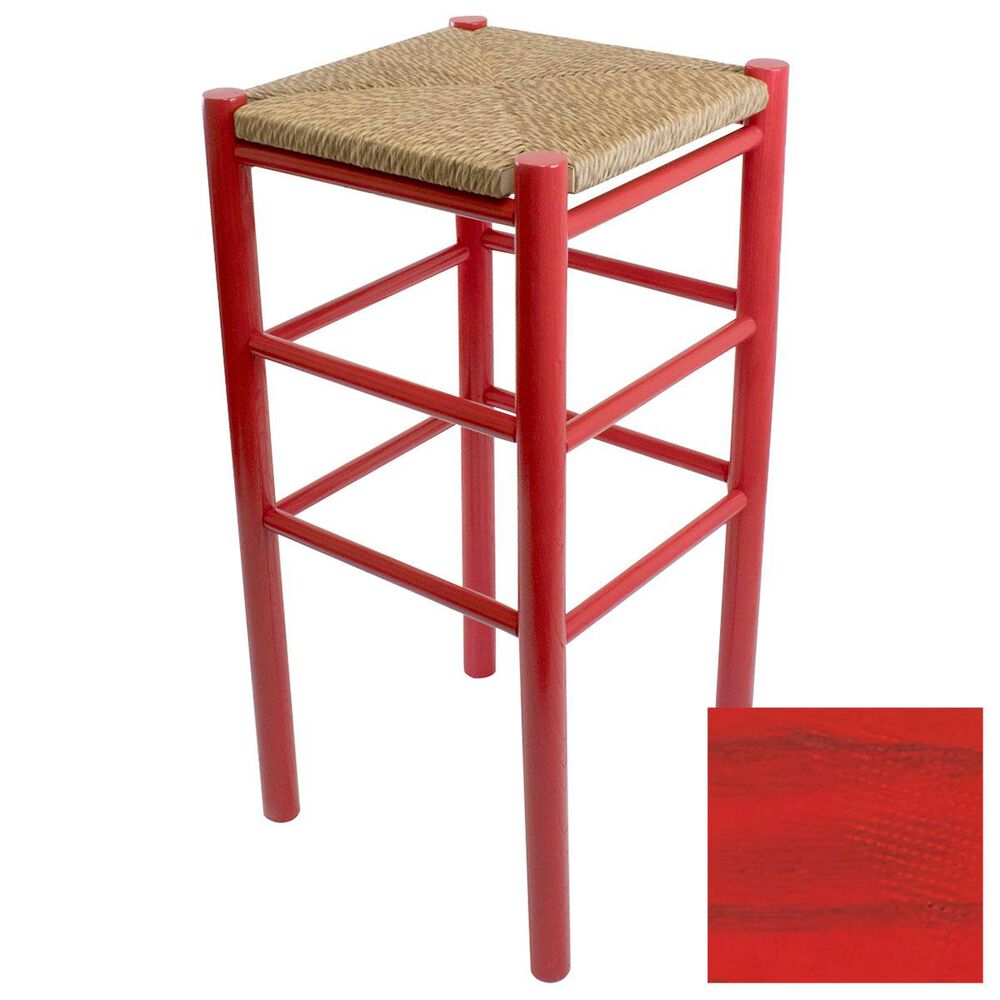 Lakeside Calabash Barstool in Woodleaf Red, , large