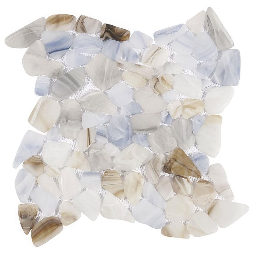 Soho Studio Oasisglass Glass 12" x 12" Mosaic Sheet, , large