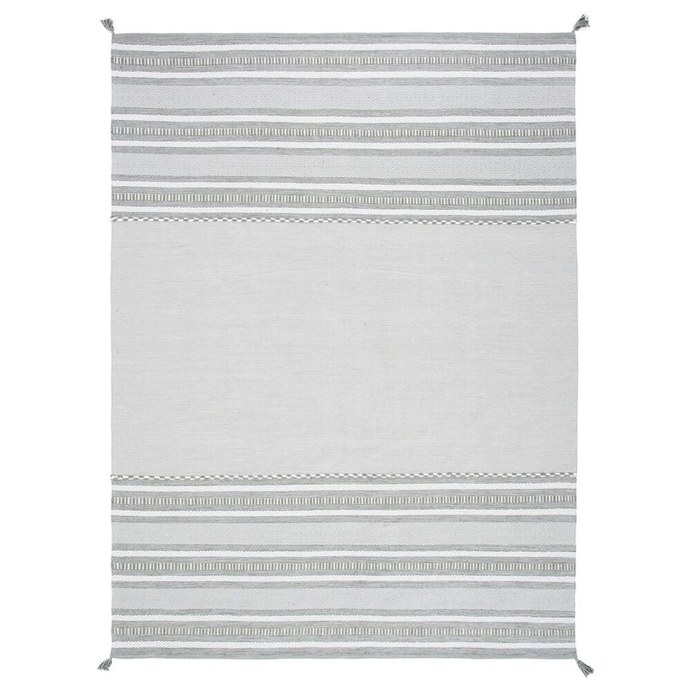 Safavieh Montauk MTK215F 8" x 10" Grey and Ivory Area Rug, , large
