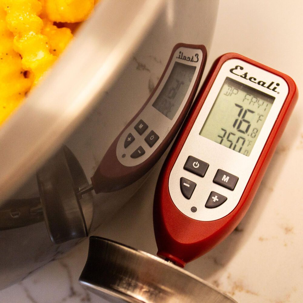 Kitchen Supply Digital Candy and Deep Fry Thermometer in Red, , large