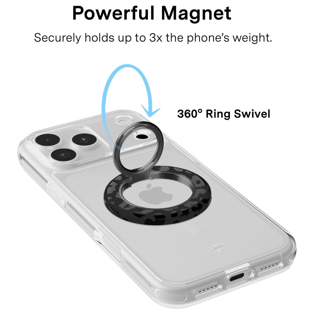 Velvet Caviar Gift Set with MagSafe Wallet, Grip Ring, Phone Charm in Black Leopard, , large