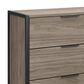 Bush Atria 6-Drawer Dresser in Modern Hickory and Black, , large
