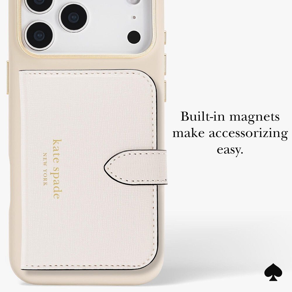 Kate Spade Silicone MagSafe Case for Apple iPhone 17 Pro Max in Icon Perfect Beige, , large